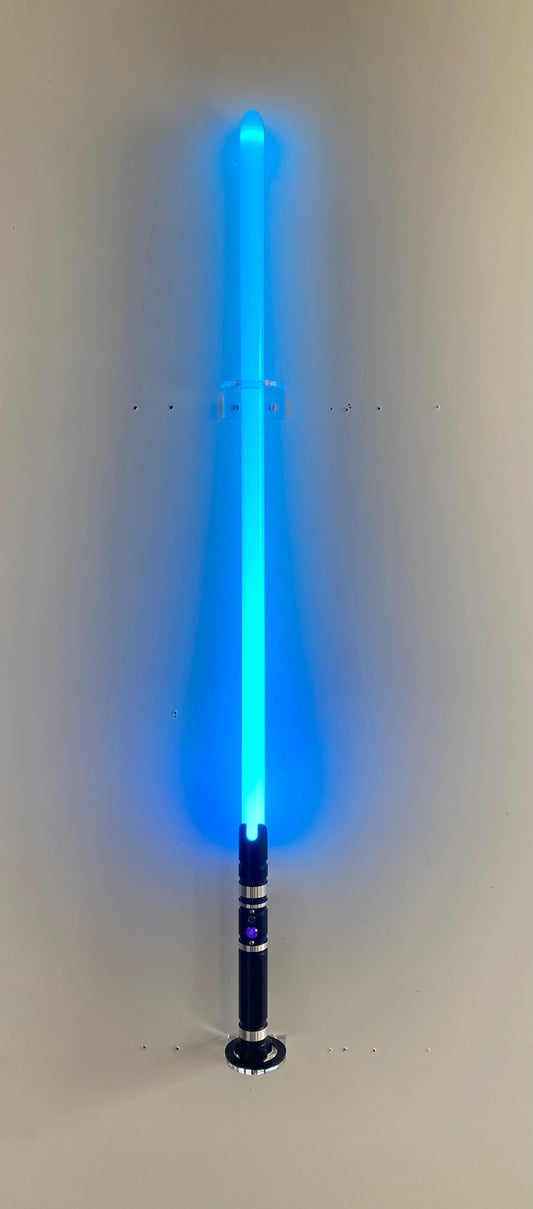 Acrylic perspex lightsaber wall mount