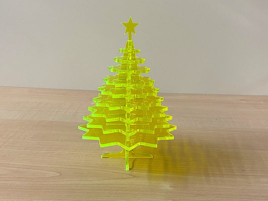 Laser Cut Acrylic Christmas Tree