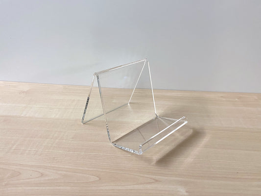 Acrylic perspex book display stand large