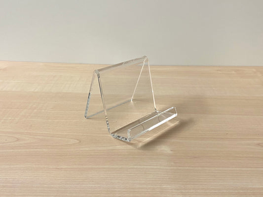 Acrylic perspex book display stand small